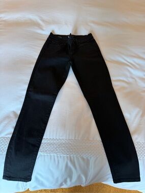 J Brand Black Skinny High-Rise Jeans